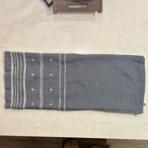 Hearth & Hand Light Blue with White Patterned Pillow Cover